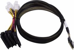 Microchip Technology 2305300-R cable Serial Attached SCSI [SAS] 0,8 m Negro, Multicolor 