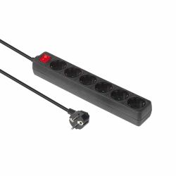 Microconnect GRU0065B toma de corriente Negro 
