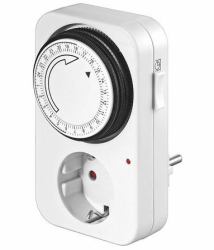 Microconnect GRUTIMER contador eléctrico Blanco Temporizador diario 