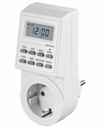 Microconnect GRUTIMER1 contador eléctrico Blanco Programador eléctrico diario/semanal 