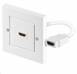 Microconnect HDMWALL1 toma de corriente HDMI Blanco 