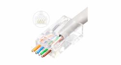 Microconnect KON505-50EZ conector RJ-45 Transparente 