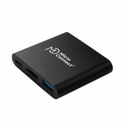 Microconnect MC-HUBAV1 base para portátil y replicador de puertos Acoplamiento Blanco 