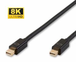 Microconnect MDPMDP1BV1.4 cable DisplayPort 1 m Mini DisplayPort Negro 