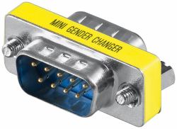 Microconnect MOD99 cambiador de género para cable DB9 Azul 