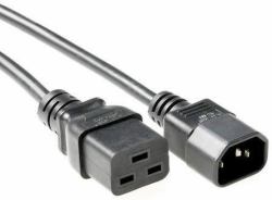 Microconnect PE0191420 cable de transmisión Negro 2 m C19 acoplador C14 acoplador 