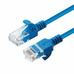 Microconnect V-UTP6A002B-SLIM cable de red Azul 0,2 m Cat6a U/UTP [UTP] 
