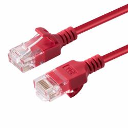 Microconnect V-UTP6A015R-SLIM cable de red Rojo 1,5 m Cat6a U/UTP [UTP] 