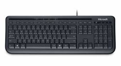 Microsoft Wired Teclado 600 teclado Oficina USB QWERTY Inglés de EE. UU. Negro  - Versión UK