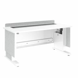 Middle Atlantic Products FML-60AD8WS-UK atril Gris, Blanco 74,8 kg 