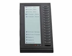 Mitel 20350824 IP módulo adicional [add-on] Negro 15 botones 