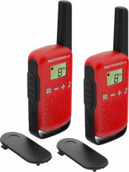 Motorola TALKABOUT T42 two-way radios 16 canales Negro, Rojo 
