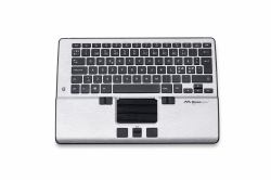 Mousetrapper Alpha - Nordic teclado Ratón incluido Oficina USB + Bluetooth QWERTY Nórdico Negro, Plata  - versión extranjera