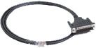 Moxa CBL-RJ45M25-150 cable de serie Negro 1,5 m RJ-45 