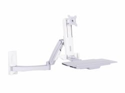 Multibrackets 4368 soporte y montura para estación de trabajo/PC todo en uno 11,5 kg Blanco 38,1 cm [15"] 68,6 cm [27"] 