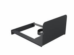 Multibrackets 4887 soporte de CPU Peana para monitor Negro 