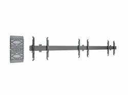 Multibrackets 4356 soporte para pantalla de señalización Negro 