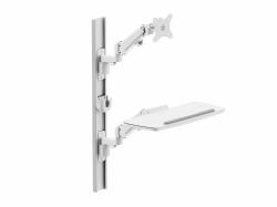 Multibrackets 6817 soporte y montura para estación de trabajo/PC todo en uno 10,5 kg Blanco 38,1 cm [15"] 68,6 cm [27"] 