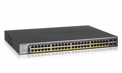 NETGEAR GS752TP-300EUS switch Gestionado L2/L3/L4 Gigabit Ethernet [10/100/1000] Energía sobre Ethernet [PoE] 1U Negro 