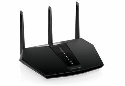 NETGEAR Nighthawk AX/5-Stream AX2400 WiFi 6 Router [RAX30] router inalámbrico Gigabit Ethernet Doble banda [2,4 GHz / 5 GHz] Negro 