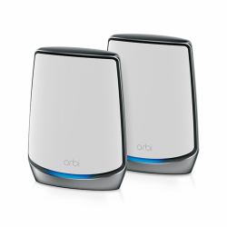 NETGEAR Orbi RBK852 AX6000 WiFi 6 Mesh System Tribanda [2,4 GHz/5 GHz/5 GHz] Wi-Fi 6 [802.11ax] Gris, Blanco 8 Interno 