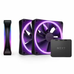 NZXT F120 RGB DUO Triple Pack Carcasa del ordenador Ventilador 12 cm Negro 3 pieza[s] 