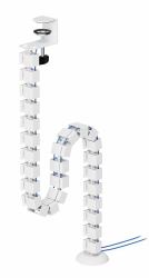 Neomounts ADS06-131WH Organizador vertebral de cables - montaje de abrazadera - universal 