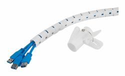Neomounts ADS06-142WH Organizador para cables - para 1-5 cables - universal 