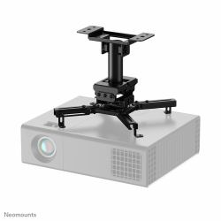 Neomounts CL25-530BL1 Soporte de techo para proyector - alt. 25,5 cm - fácil montaje - movimiento completo 