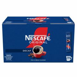 Nestle Nescafe Original Decaf. Coffee Stick Packs 200's [1]