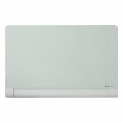 Nobo Pizarra de cristal Diamond magnética color blanco 1883x1059 mm con esquinas redondeadas 
