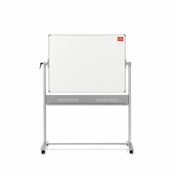Nobo Pizarra móvil Basic no magnéticas de melanina 1200x900 mm 