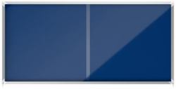 Nobo 1915335 tablón para notas Interior Azul Aluminio 