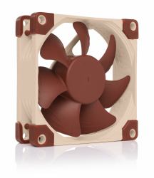 Noctua NF-A8 PWM sistema de refrigeración para ordenador Carcasa del ordenador Ventilador 8 cm Beige, Marrón 