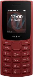Nokia 105 4,57 cm [1.8"] 78,7 g Rojo Característica del teléfono 