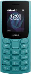 Nokia 105 4,57 cm [1.8"] 78,7 g Cian Característica del teléfono 
