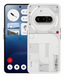 Nothing Phone [3a] 17,2 cm [6.77"] SIM doble Android 15 5G USB Tipo C 12 GB 256 GB 5000 mAh Blanco 