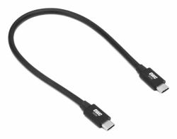 OWC OWCCBLTB5C0.3M cable Thunderbolt 0,3 m 120 Gbit/s Negro 