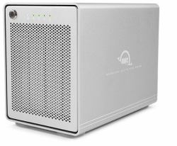 OWC Mercury Elite Pro Quad Caja de disco duro [HDD] Plata 2.5/3.5" 