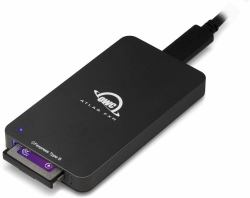 OWC Atlas FXR lector de tarjeta Thunderbolt 3/USB 3.2 Gen 2 [3.1 Gen 2] Negro 
