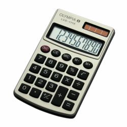 Olympia LCD 1110 calculadora Bolsillo Calculadora básica Plata 