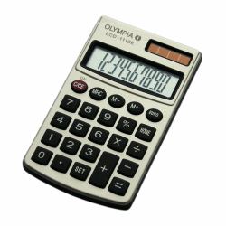 Olympia LCD 1110 E calculadora Bolsillo Calculadora básica Plata 