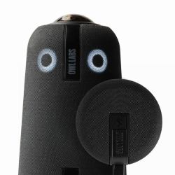 Owl Labs Meeting Owl 4+ y Expansion Mic para Meeting Owl 4+: amplía el alcance del audio en espacios más grandes en 2,5 metros en la dirección del micrófono. 