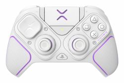PDP 052-002-WH mando y volante Violeta, Blanco RF/USB Gamepad Analógico/Digital PC, PlayStation 4, PlayStation 5 