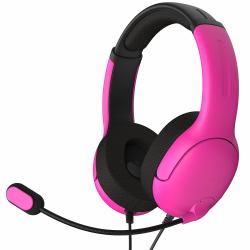 PDP Nebula Auriculares Alámbrico Diadema Juego Negro, Rosa 