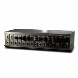 PLANET MC1500 chasis de red 2.4U Negro 