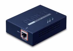PLANET POE-E201 ampliador de red Transmisor y receptor de red Azul 