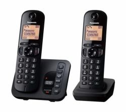 Panasonic KX-TGC222EB teléfono Teléfono DECT Identificador de llamadas Negro  - Versión UK