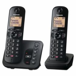 Panasonic KX-TGC262EB teléfono Teléfono DECT Identificador de llamadas Negro  - Versión UK