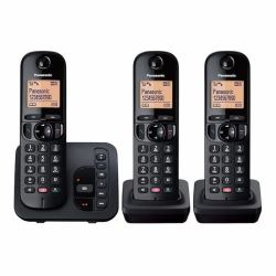 Panasonic KX-TGC263EB teléfono Teléfono DECT Identificador de llamadas Negro  - Versión UK